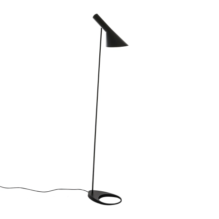 Minimalistyczna, czarna lampa podłogowa MLE3020/1-BLACK z serii VOLTA