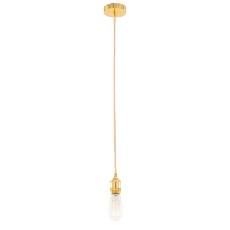 Złota lampa wisząca z regulowanym zwisem DS-M-034 GOLD z serii CLASSO 2