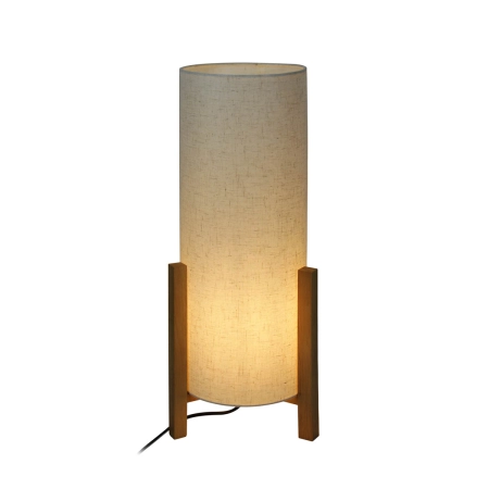 Smukła lampka stołowa, drewniane nogi TB-85930-L-WH-WO z serii ONES - 2