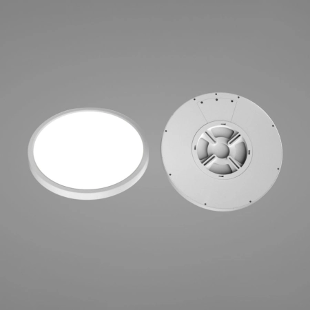 Biała, ledowa lampa wisząca ⌀23 PND-72836-230R-18W-WH z serii ALATA - 2