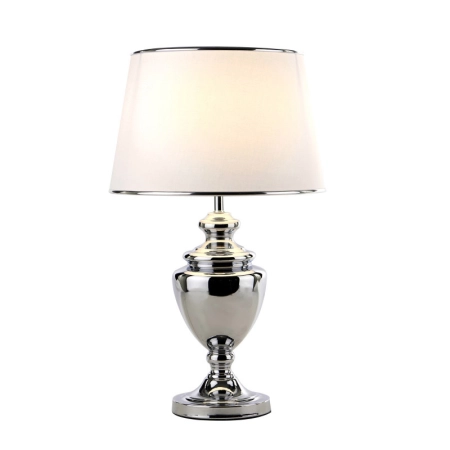 Lampka stołowa w stylu glamour, do salonu MT28691 CH z serii ROMA