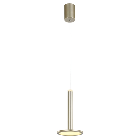 Minimalistyczna, ledowa lampa wisząca MD17033012-1A GOLD z serii OLIVER