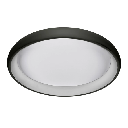 Czarno-biały plafon LED ⌀61cm 3000K 5280-850RC-BK-3 z serii ALESSIA