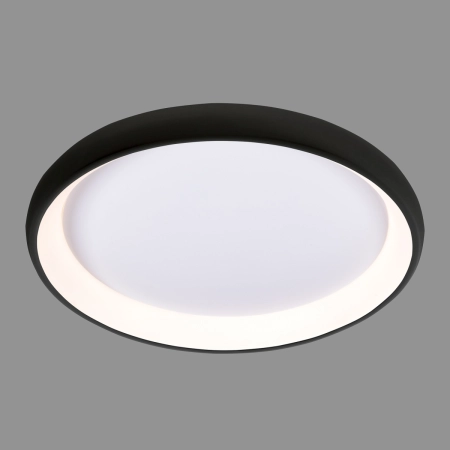 Czarno-biały plafon LED ⌀61cm 3000K 5280-850RC-BK-3 z serii ALESSIA 2