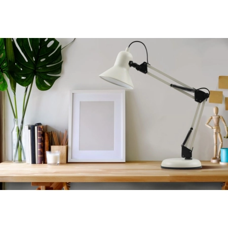 Kreślarska lampka biurkowa, idealna do biura TB-29743-BG z serii TIAGO - wizualizacja