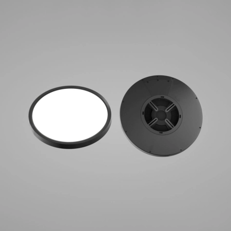 Okrągły, czarny plafon LED ⌀30cm PLF-72836-300R-24W-BL z serii ALATA - 3