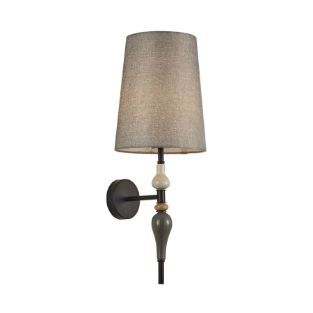 Wąska lampa ścienna do stylowej sypialni WL-22374-BK z serii NEROM
