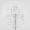 Stylowa lampa podłogowa z kryształkami MFM9262/3P WH z serii ESSENCE 3