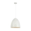 Biała lampa wisząca do stylowej kuchni PND-43445-1L-WH z serii LEILANI