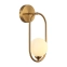 Dekoracyjna, złota lampa ścienna WL-3965-1-BRO z serii LUPUS