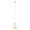 Biała, minimalistyczna lampa na zwisie MDM-3480/1 W z serii HARLEY 2