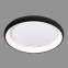 Czarno-biały plafon LED ⌀61cm 3000K 5280-850RC-BK-3 z serii ALESSIA 2