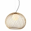 Lampa ze złotym koszykiem i białym kloszem MDM-3842-1 GD z serii CLARISA