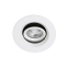 Białe, okrągłe oczko wpustowe LED 3000K DA-401C/WK-WW/50 z serii TORRES 2