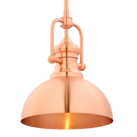 Industrialna lampa wisząca w kolorze miedzi JUP 1788 z serii PLATINO 3