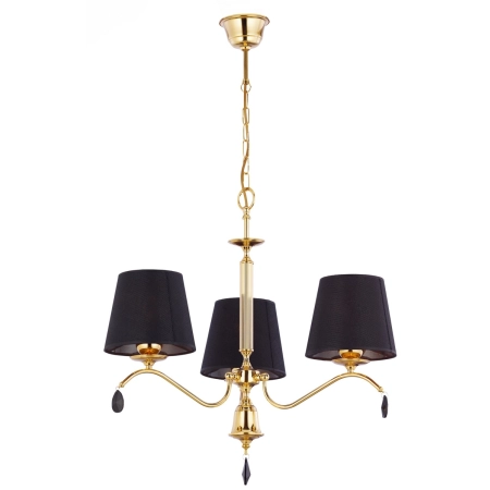 Stylowa lampa wisząca w kolorze złota, do sypialni JUP 1794 z serii EGIDA