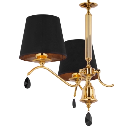 Stylowa lampa wisząca w kolorze złota, do sypialni JUP 1794 z serii EGIDA 2