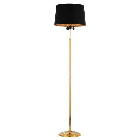 Elegancka, salonowa czarno-złota lampa podłogowa JUP 1800 z serii EGIDA