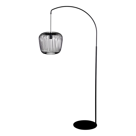 Lampa stojąca w kształcie łuku, idealna do salonu K-4180 z serii FINEUS