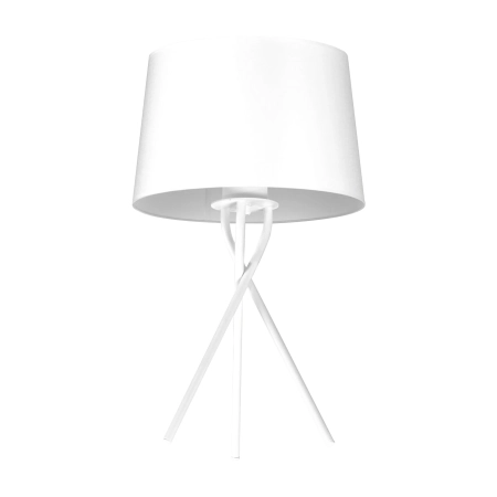 Klasyczna, mała lampka stołowa do salonu K-4362 z serii REMI WHITE 3