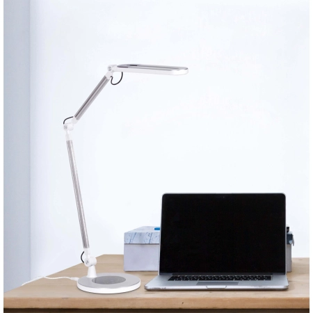 Lampka biurkowa K-BL1221 SREBRNY z serii ALETTE - wizualizacja