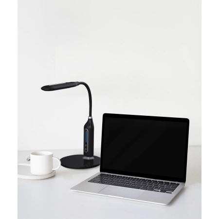 Lampka biurkowa LED ze zmienną barwą K-BL1072 CZARNY z serii MIDA - wizualizacja