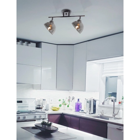 Dwupunktowa lampa sufitowa do kuchni K-JSL-1306/2W z serii HORNET - wizualizacja