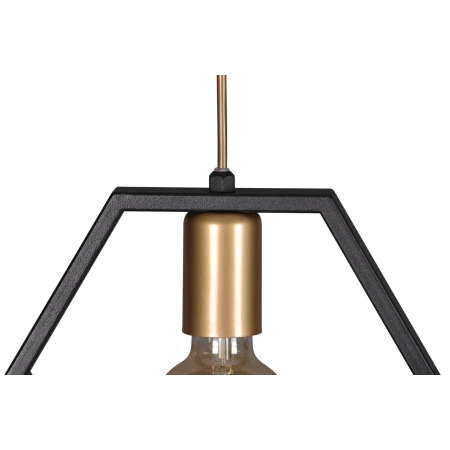 Regulowana lampa wisząca z ozdobną ramką heksagon K-4720 z serii HONEY 3