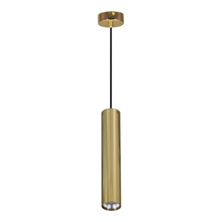 Punktowa lampa wisząca, złota tuba do kuchni K-4825 z serii CORK