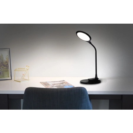 Lampa biurkowa / kinkiet LED do sypialni K-BL1033 CZARNY z serii DIDI - wizualizacja