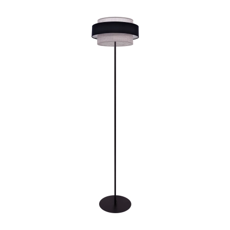 Stylowa lampa podłogowa w kolorze czarno-szarym K-5175 z serii ETELA