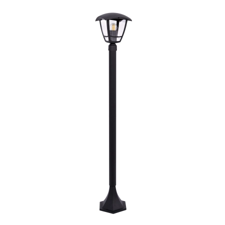 Klasyczna lampa ogrodowa w czarnym kolorze K-8202 z serii NAPOLI