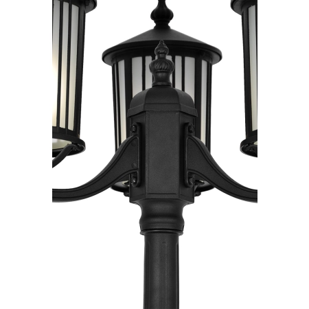 Solidna lampa ogrodowa, latarnia na trzy żarówki K-8213 z serii DETROIT