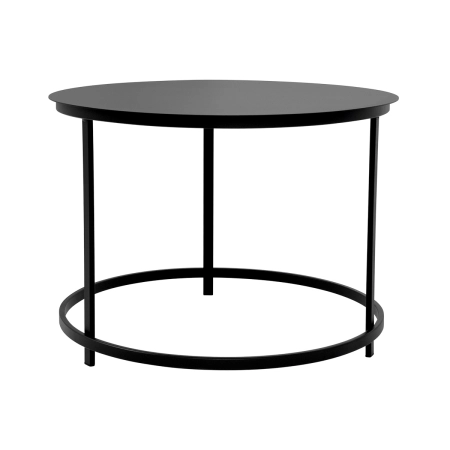 Czarny, minimalistyczny stolik kawowy KS-38 STOLIK z serii KAJA HOME