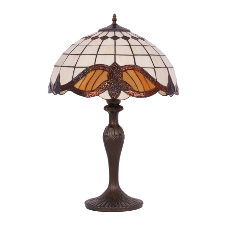 Elegancka lampka stołowa w stylu art deco K-G161122 z serii WITRAŻ