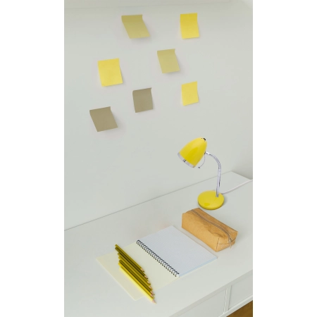 Kolorowa lampka biurkowa do nauki K-MT-200 ŻÓŁTY z serii KAJTEK - wizualizacja