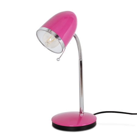 Dziewczęca, kolorowa lampka biurkowa K-MT-200 RÓŻOWY z serii KAJTEK
