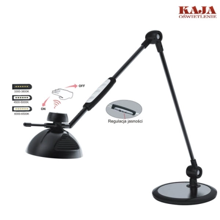 Lampka biurkowa K-BL1217 z serii MORINO - czarna