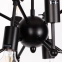 Regulowana, rozłożysta, czarna lampa sufitowa K-8040-8 z serii ZARA 2
