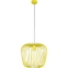 Designerska, żółta, druciana lampa wisząca K-4103 z serii EDEN