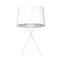 Klasyczna, mała lampka stołowa do salonu K-4362 z serii REMI WHITE 3