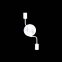 Biały kinkiet na dwie żarówki z dużym gwintem K-4045 z serii PEKA 3