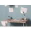 Pastelowa lampka biurkowa do pokoju dziewczynki K-MT-COSMO RÓŻOWY - wizualizacja