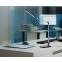 Nowoczesna lampka biurkowa z przegubami K-BL1121 CZARNY z serii RICO - wizualizacja