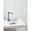 Prosta, nowoczesna lampka biurkowa LED K-BL1201 CZERWONY z serii DUO - wizualizacja