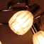 Okrągła lampa sufitowa do sypialni i korytarza K-8001/3G z serii EMBO 9