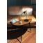 Lampka stołowa z designerskim, drucianym kloszem K-3773 z serii BENET - wizualizacja