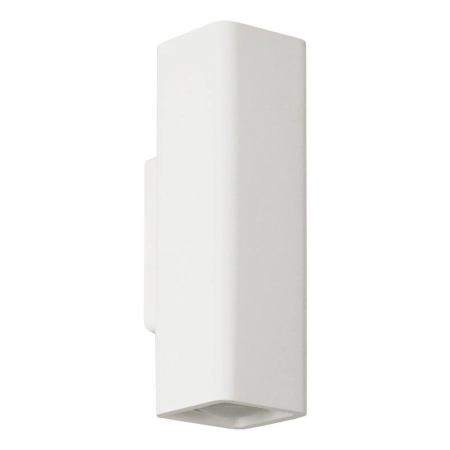 Smukła, biała, dwustronna lampa ścienna 705/1 BIA z serii TOBI