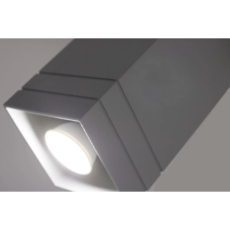Szary, nieruchomy reflektor natynkowy spot GU10 753/A POP z serii NERON 6