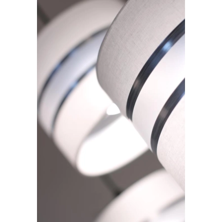 Stylowa lampa wisząca z białymi abażurami, nad stół 851/3L z serii FABIO 3
